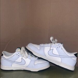 Nike Kids White and Black Sneakers